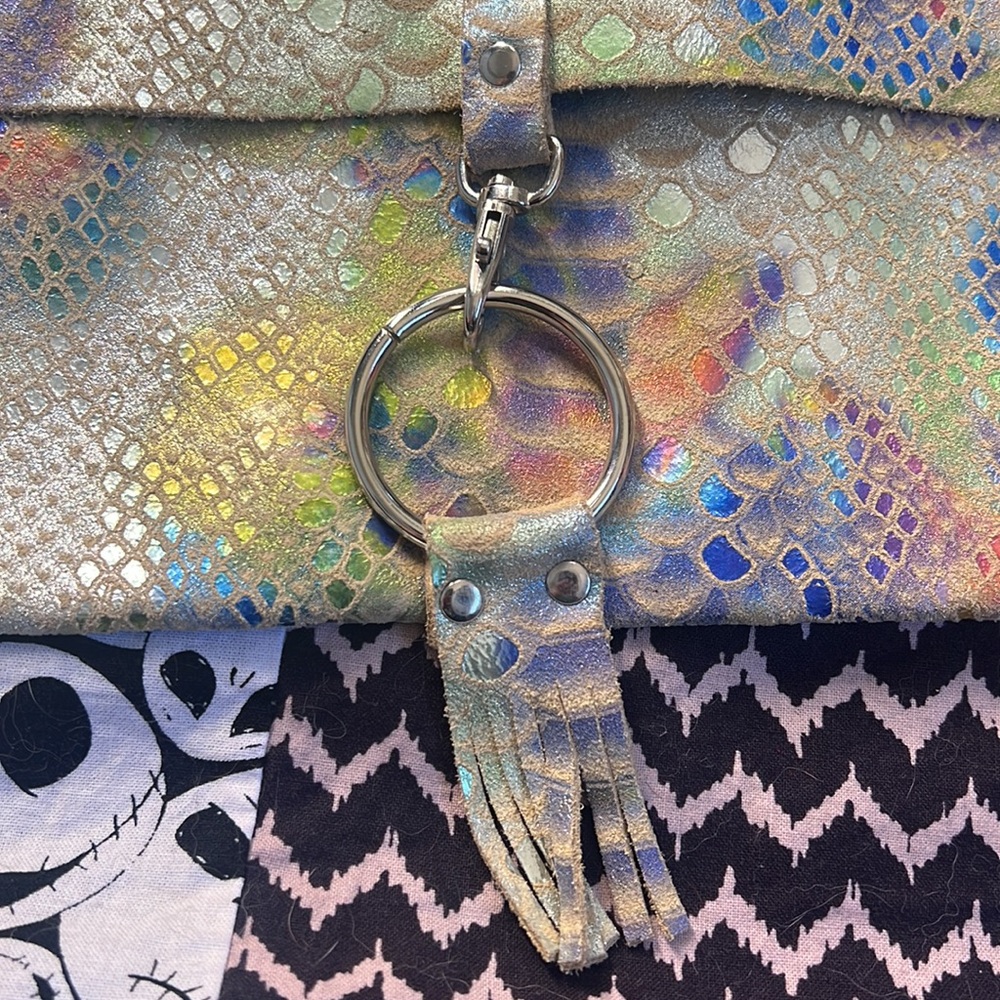 Rainbow leather purse - Picture 5 of 8
